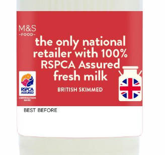 M&S Skimmed milk