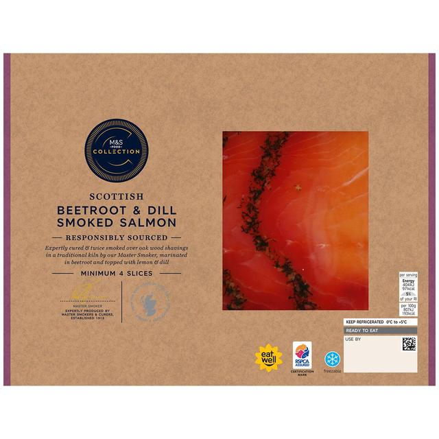 M&S Collection Beetroot & Dill Smoked Salmon